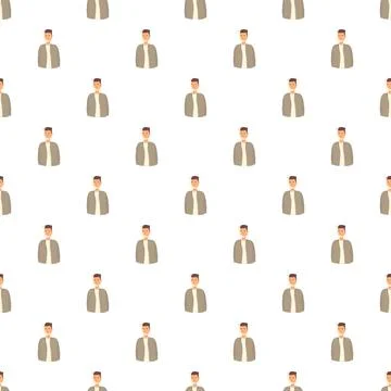 User avatar repeating pattern design background Stockillustratie