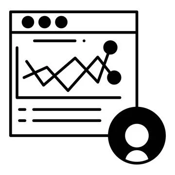 User Behavior Dualtone Icon Stock Illustration