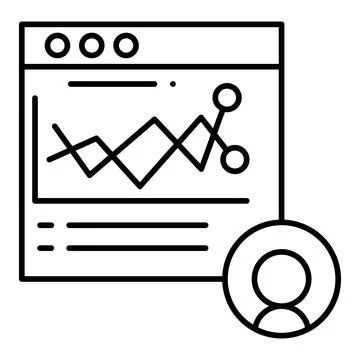 User Behavior Line Icon Stock Illustration