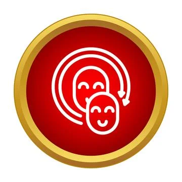 User changing profile personal data identity concept Stock Illustration