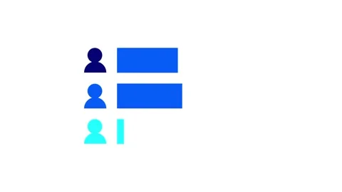 User Comparison Chart Stock Footage 334288593