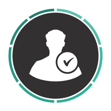 User computer symbol Stock Illustration