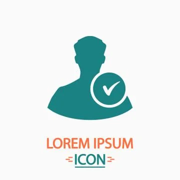 User computer symbol 스톡 일러스트