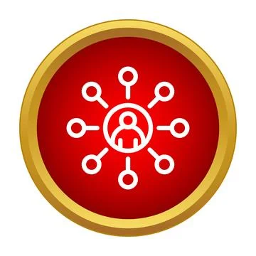 User connecting to network spreading information in community 스톡 일러스트