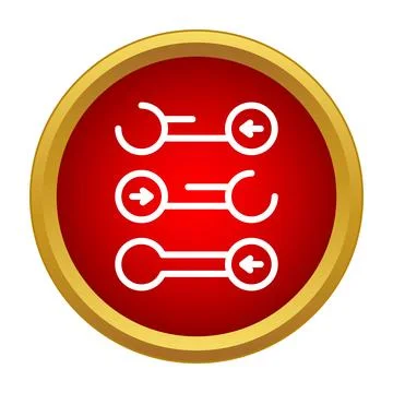 User controls and settings interface icon イラスト素材