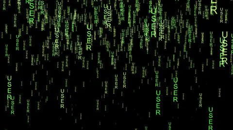 User data code on the web Stockillustratie