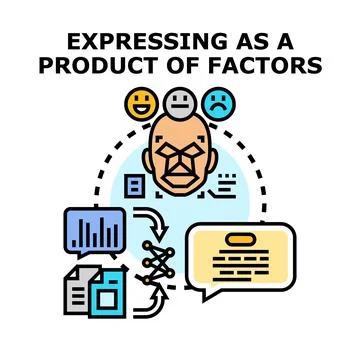 User data processing and emotional experience analysis Stock Illustration