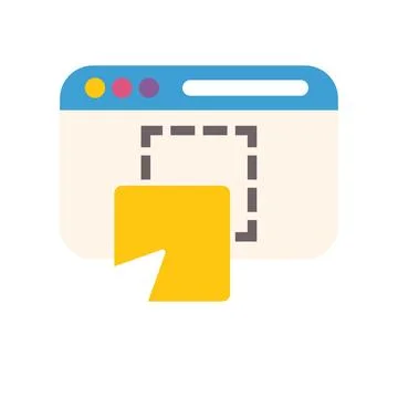 User dragging corner of image editing software window, resizing action Illustrazione stock