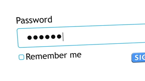 User enters password in website form while hacker tries to access account Stockbeeldmateriaal 334022060