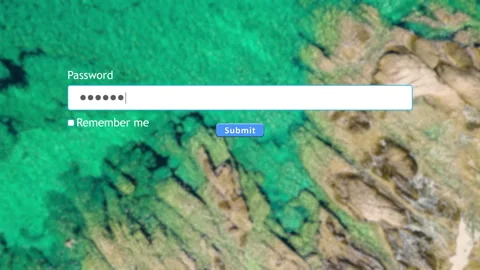 User enters password into a website form in an internet browser 스톡 동영상 334022478