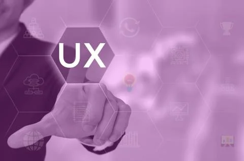 User Experience - business concept Foto stock