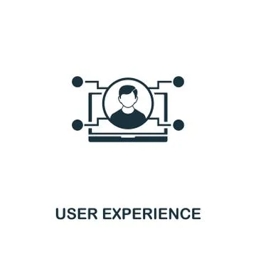 User Experience icon. Premium style design from design ui and ux icon collection Stock Illustration