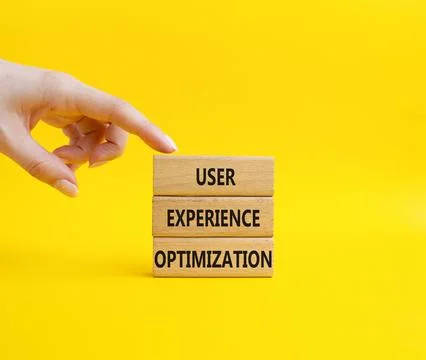 User Experience Optimization symbol. Concept word User Experience Optimizat.. 写真素材