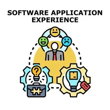 User experience optimizing software application development process イラスト素材