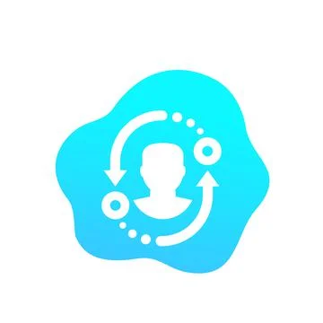 User experience vector icon Stock Illustration