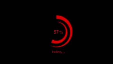 User Experience Waiting Bar Animation with Smooth Loading Progress Effect Stock Footage 337070410