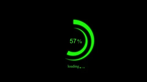 User Experience Waiting Bar Animation with Smooth Loading Progress Effect Stock Footage 337070428