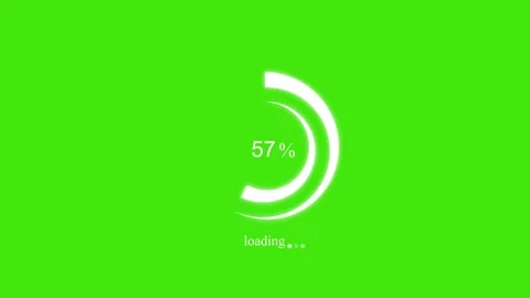 User Experience Waiting Bar Animation with Smooth Loading Progress Effect Stock Footage 337070496