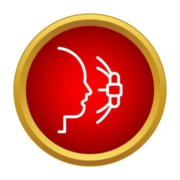 User face biometric scanning for recognition technology Stock Illustration