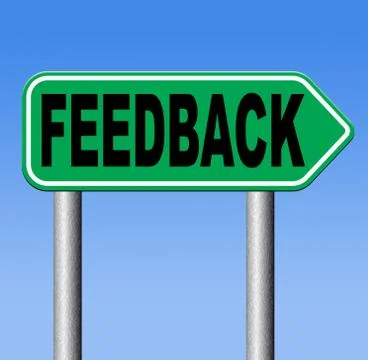 User feedback and testimonials.  customer satisfaction survey comments review Illustrazione stock