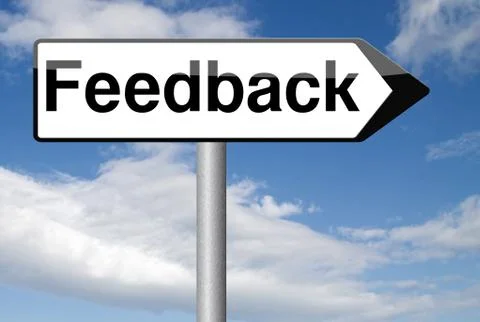 User feedback and testimonials.  customer satisfaction survey comments review Illustrazione stock