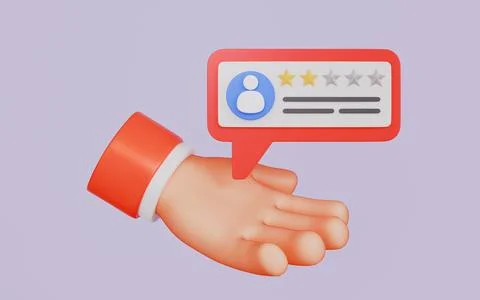 User feedback with star ratings, symbolizing overall customer sentiment Stock Illustration