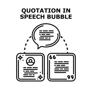 User feedback testimonial speech bubble concept 库存插图