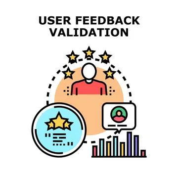 User feedback validation concept vector illustration Stock Illustration