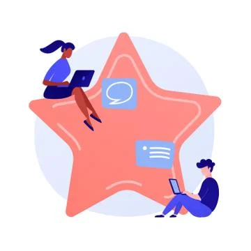 User feedback vector concept metaphor Stock Illustration