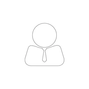 User. flat vector icon Stock Illustration
