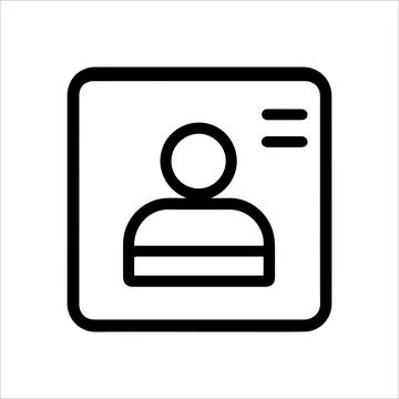 User Folder icon or modern line symbol. Vector line art and icon design wit.. Stock Illustration