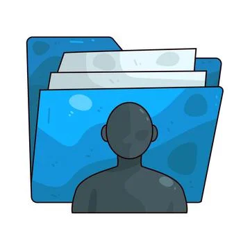 User Folder illustration 库存插图