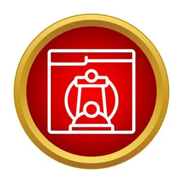 User folder login avatar profile web icon 스톡 일러스트