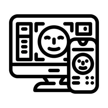 User friendly interface line icon vector illustration Ilustración de archivo