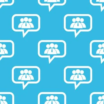 User group message pattern Stock Illustration