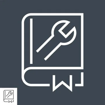 User Guide Book Stock Illustration