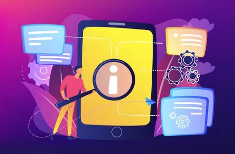 User guide concept vector illustration. Stock Illustration