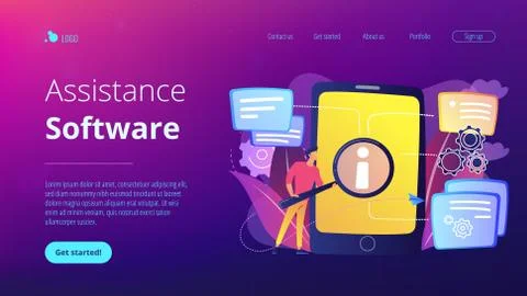 User guide concept vector illustration. Stock Illustration