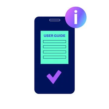 User guide manual Stock Illustration