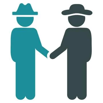 User Handshake Icon 스톡 일러스트