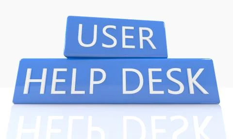 User help desk Stock Illustration