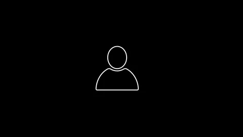 User icon animated video Stock Footage 292901376