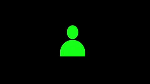 User icon animated video Stock Footage 292901856