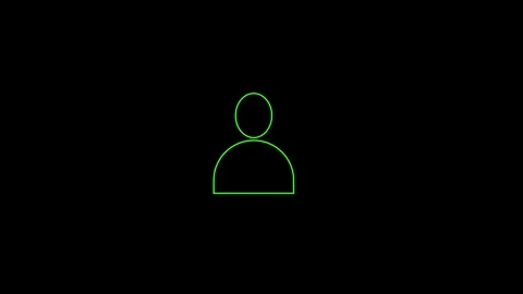 User icon animated video Stock Footage 292901900