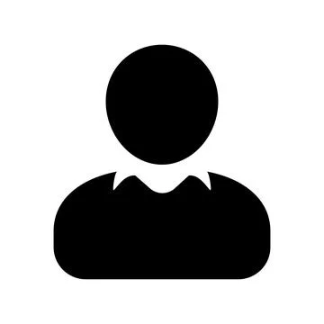 User icon in flat style, Person icon, User icon for web site, vector. Stock Illustration