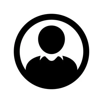 User icon in flat style, Person icon, User icon for web site, vector. Stock Illustration