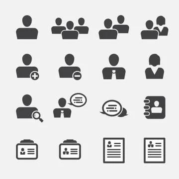 User icon Stock Illustration