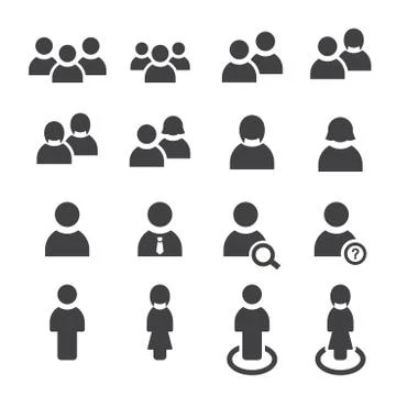 User icon Stock Illustration