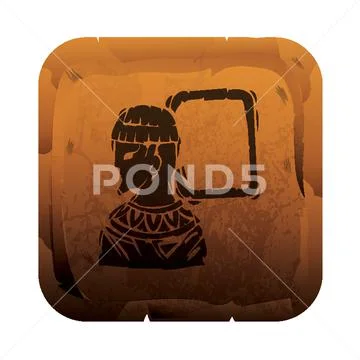 User Icon With Message イラスト素材