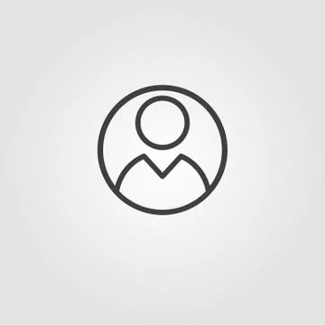 User icon. Simple element illustration. User pixel perfect icon design from ui Stock Illustration